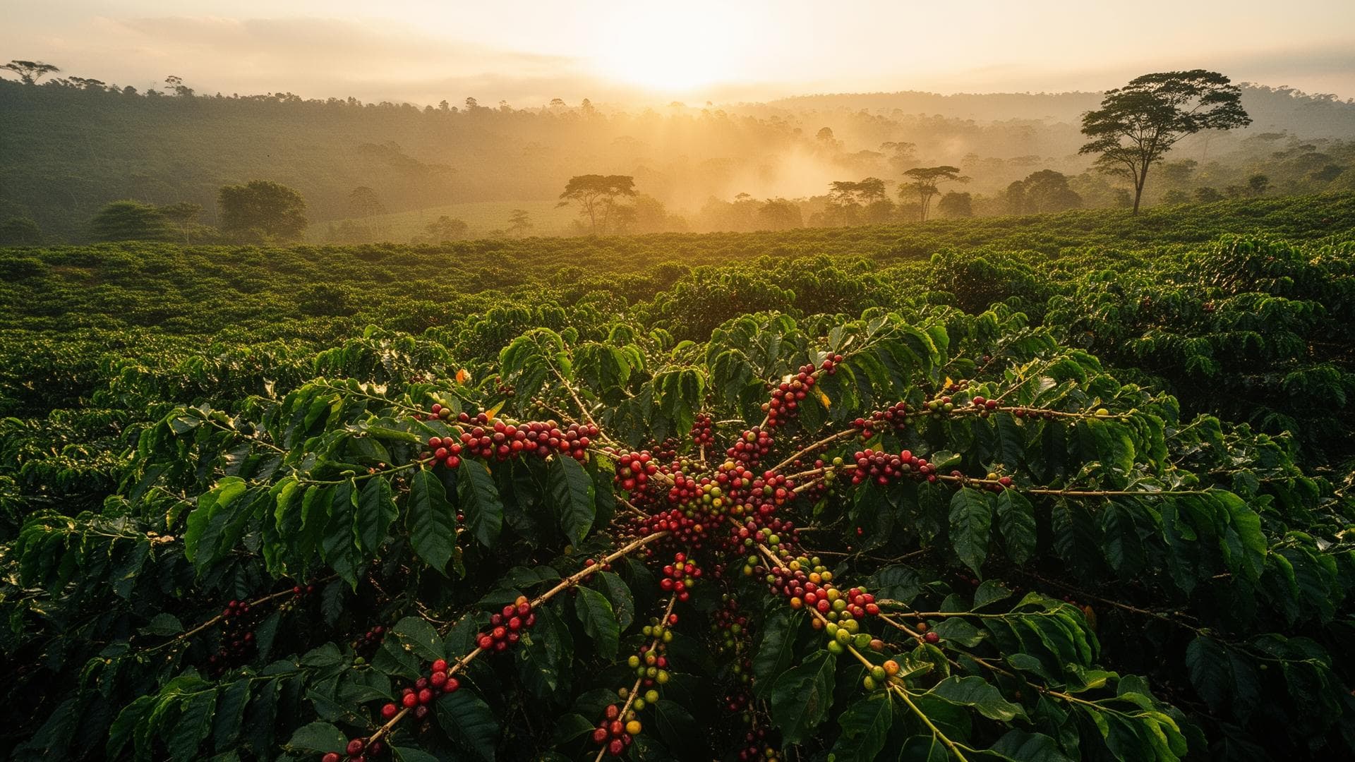 Ugandan coffee plantation